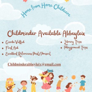 Babysitter required in Abbeyleix, County Laois, Ireland
